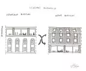 sketch, elevation scheme
