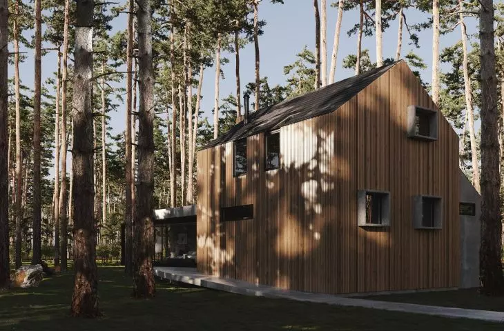 Dom nad Świdrem, wizualizacja
