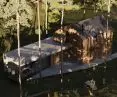 The house on the Swider River, state after reconstruction 