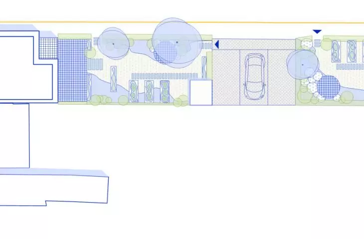 zadaniem architektów było zaprojektowanie obiektu z funkcjonalnymi mieszkaniami socjalnymi na wąskiej i długiej działce