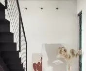 Stairs leading to the first floor