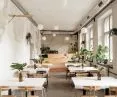 Wnętrze bistro w dawnej Królewskiej Fabryce Karabinów w Gdańsku