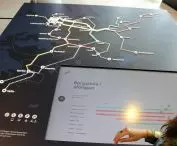 ekspozycja na wystawie Borgarlinan, lipiec 2020 