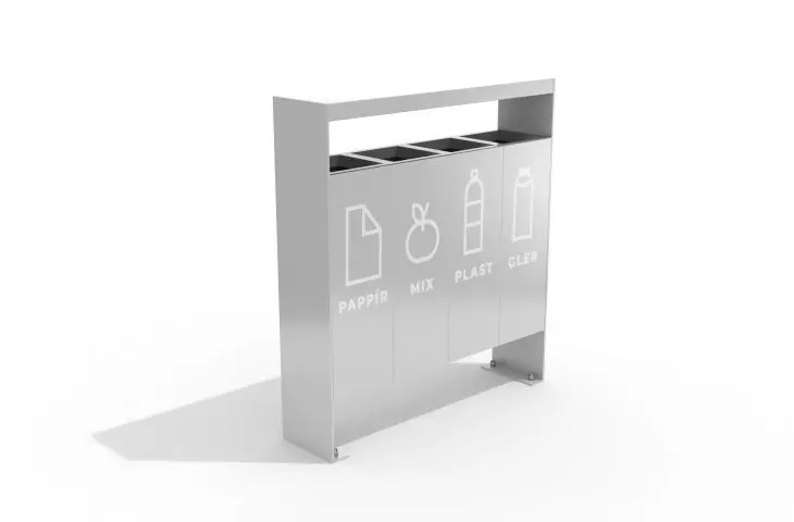 recycling garbage can 