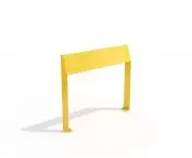 small architecture element of the bus stop