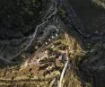 Dolina Vale de Moses, umiejscowienie kabin