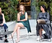 Małgorzata Dębowska, Marta Sękulska-Wrońska and presenter Małgorzata Tomczak