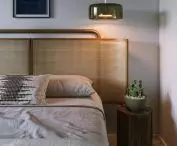 Bedroom at dusk