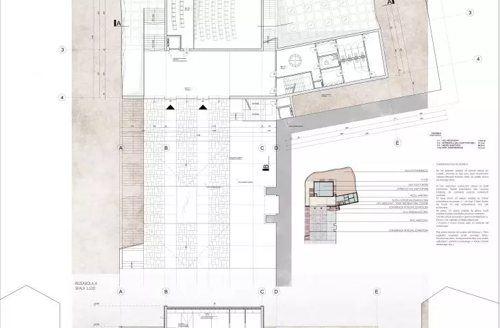 Cultural Museum project, projection 