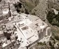 An aerial view of the museum in Matera