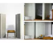 Fragment of one of the apartments, 1:33 scale model