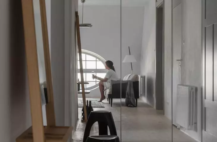 Glass closet doors