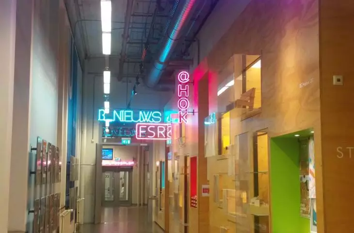 Wydział architektury TU Delft, wnętrze