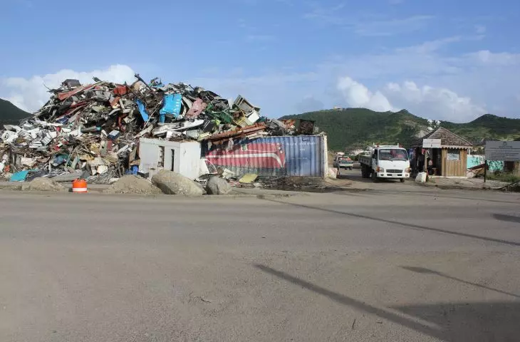 Sint Maarten — wysypisko śmieci 