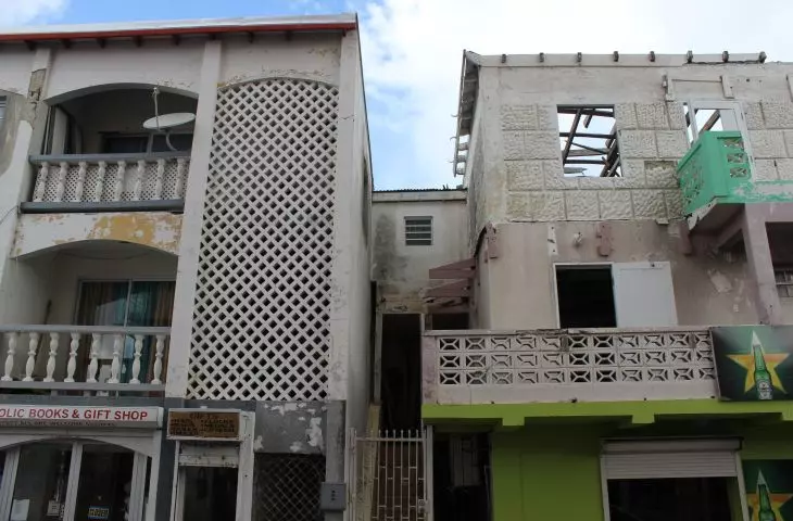 Sint Maarten — zniszczenia