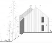 Forest House, north elevation