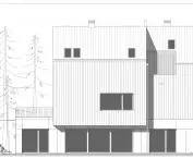 Forest house, east elevation