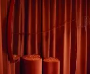 Velour curtains