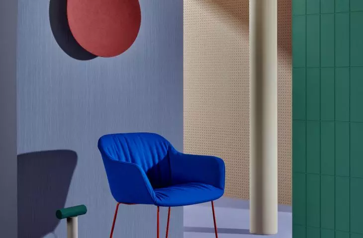 Colorful Babila chair by Pedrali