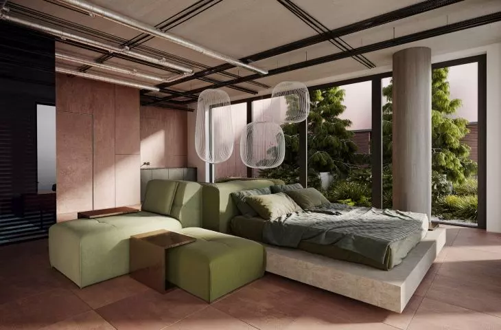 Apartament z widokiem na zieleń