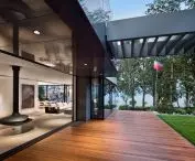 House on the boulevard, terrace and living room
