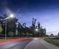 Modern TIARA LED road lights in the CLUE CITY system, Środa Wielkopolska