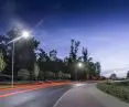 Modern TIARA LED road lights in the CLUE CITY system, Środa Wielkopolska