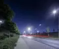 Modern TIARA LED road lights in the CLUE CITY system, Środa Wielkopolska