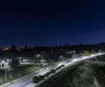 Modern TIARA LED road lights in the CLUE CITY system, Środa Wielkopolska