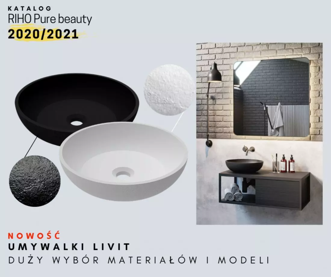 Umywalki Livit