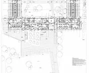 Overall plan of the hostel
