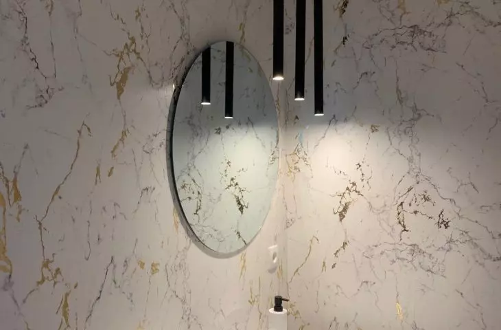Muraspec wallpaper in the bathroom