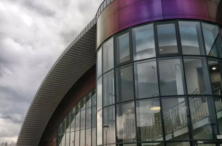 Wodny Park Tychy, duże przeszkelnia