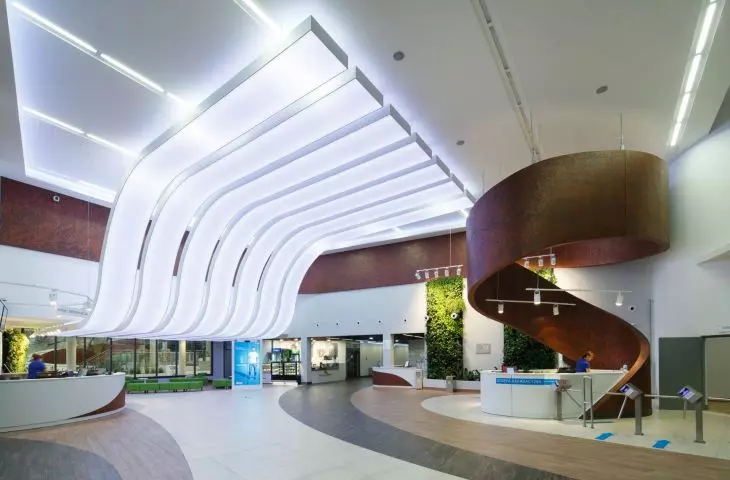 Wodny Park Tychy, wnętrze, recepcja