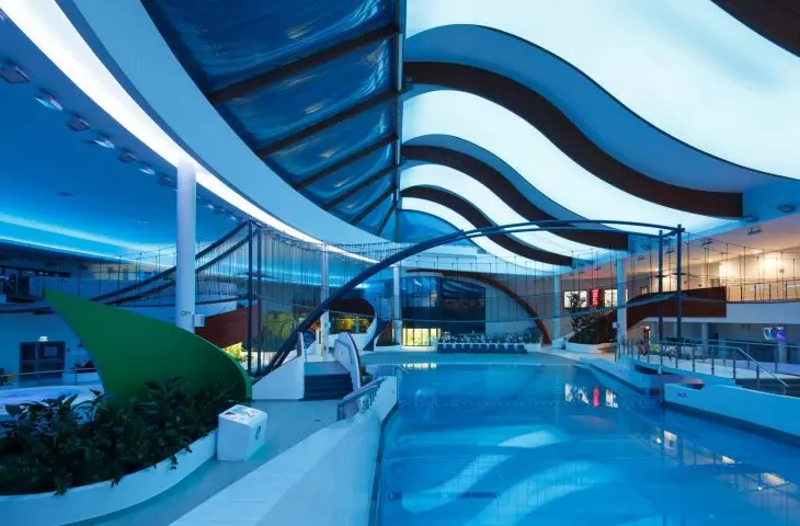 Wodny Park Tychy, strefa z basenami