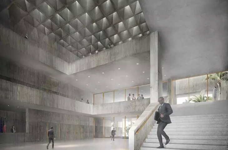 Main hall of the Embassy of the Czech Republic