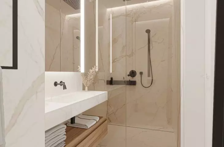 Bathroom with shower