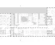 Floor plan of the +1 floor of the main building