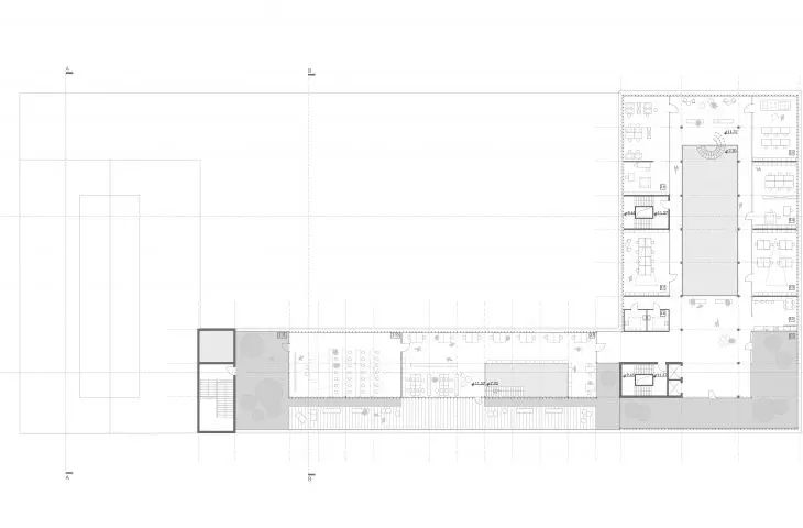 Floor plan +3 of the main building