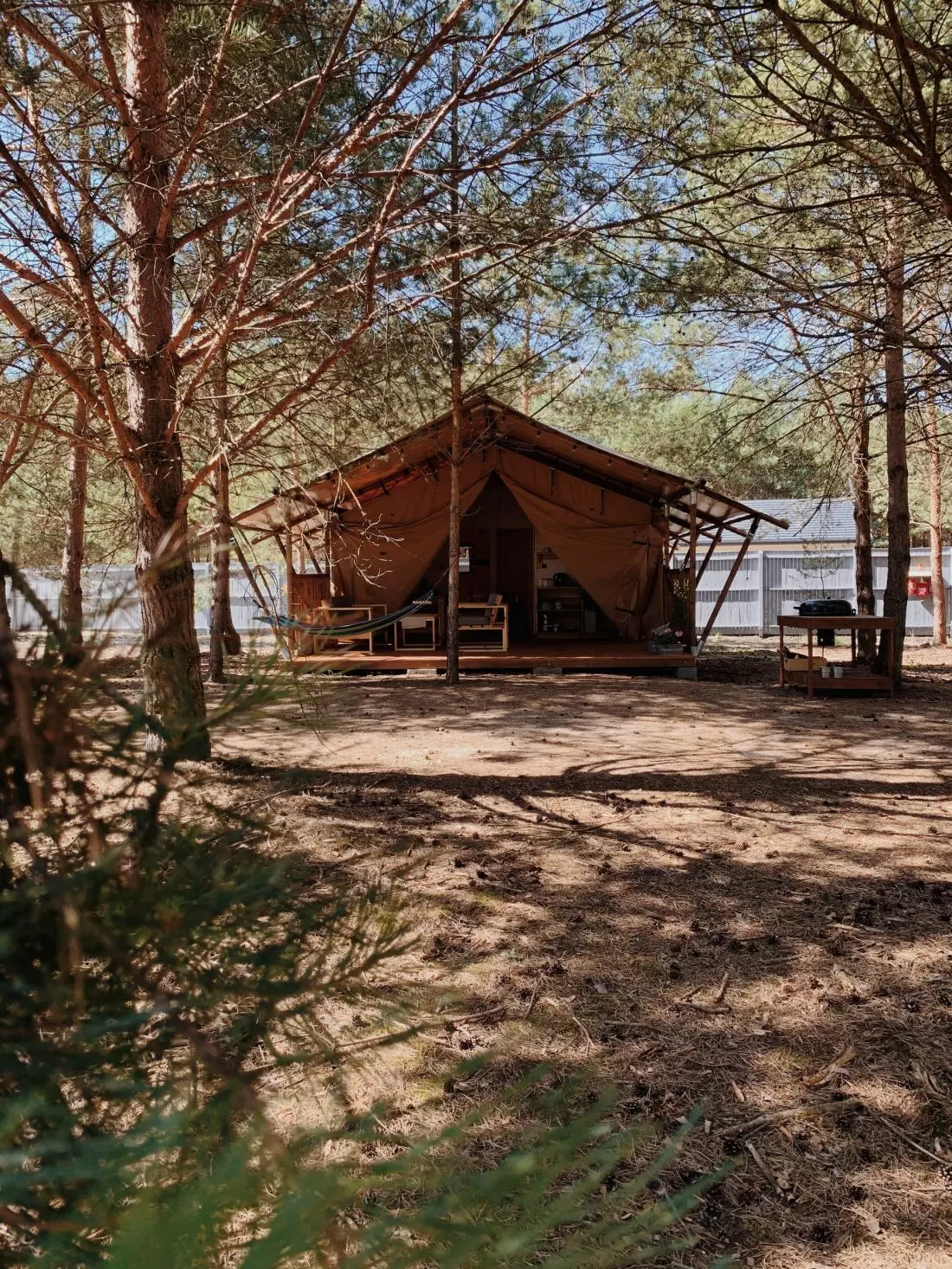 Kwiejcówka - glamping w środku lasu