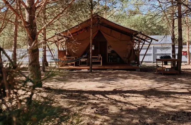 One of the tents