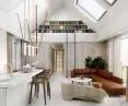 Multigenerational house, interior of living area