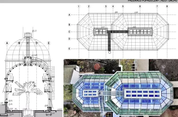 UP06-Design of the palm house at the botanical garden of the Jagiellonian University in Krakow.