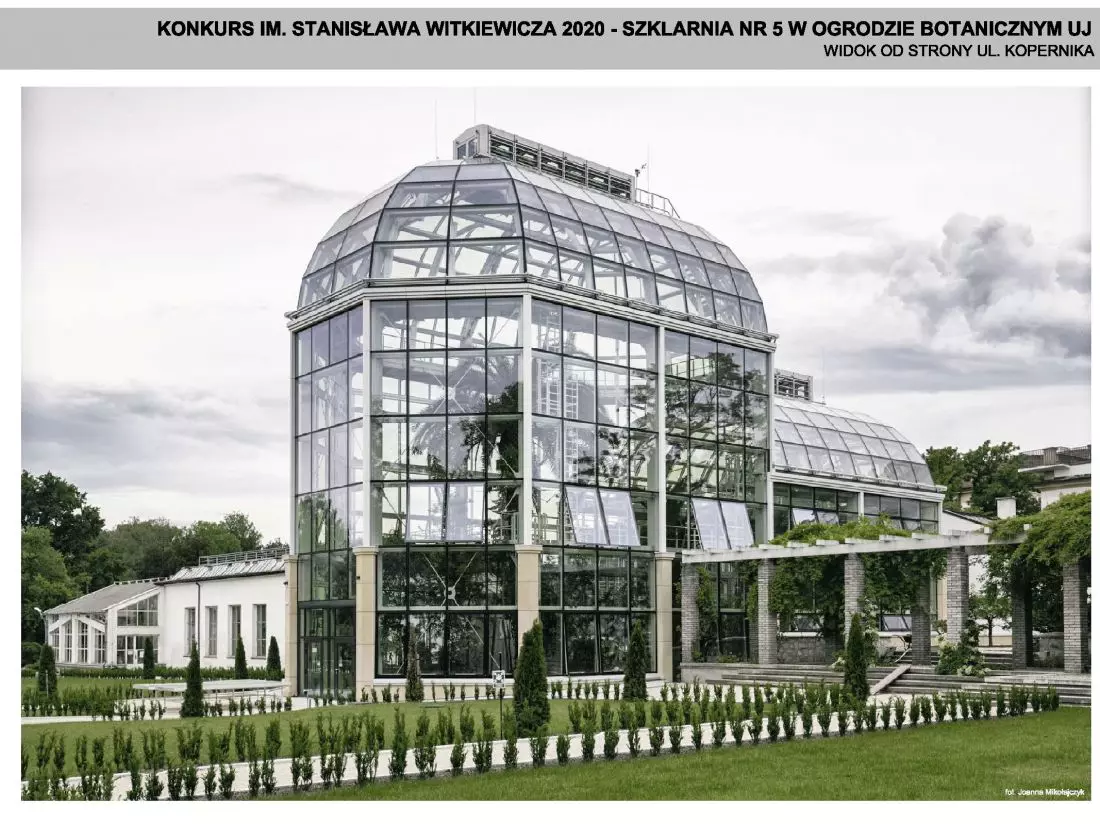 Projekt palmiarni w ogrodzie botanicznym UJ w Krakowie