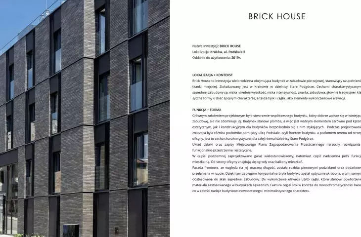 M04-Budynek mieszkalny wielorodzinny Brick House w Krakowie
