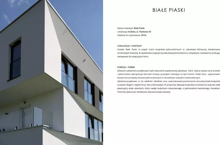 M06-Osiedle budynków mieszkalnych jednorodzinnych Białe Piaski w Krakowie