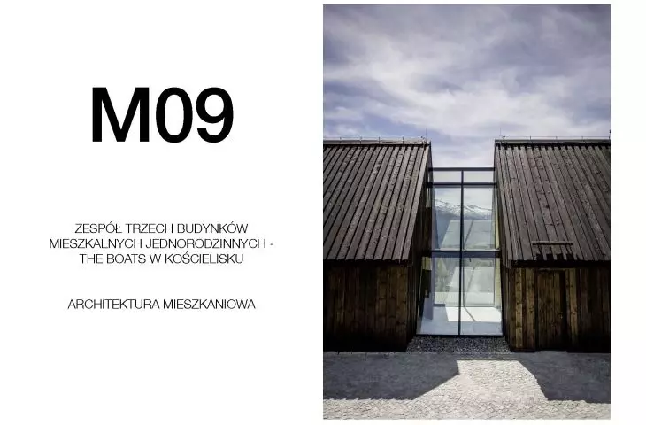 M09-Zespół trzech budynków mieszkalnych jednorodzinnych The Boats w Kościelisku