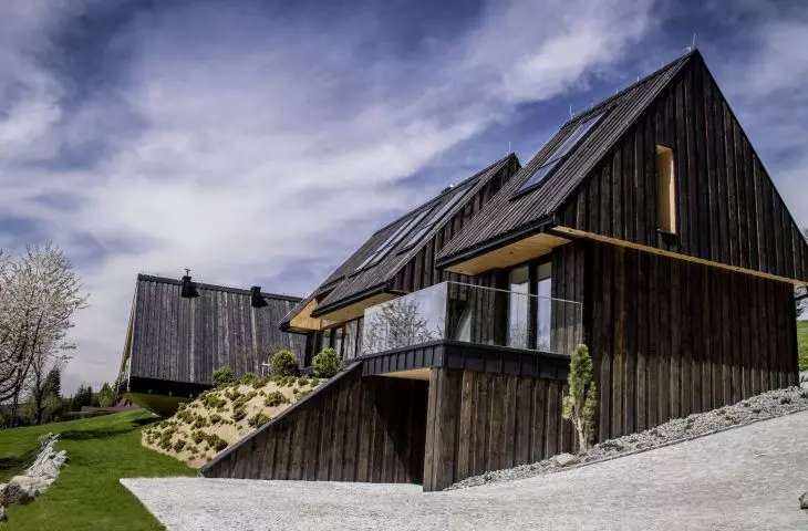M09-A complex of three single-family residential buildings The Boats in Koscielisko