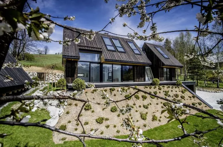 M09-A complex of three single-family residential buildings The Boats in Koscielisko