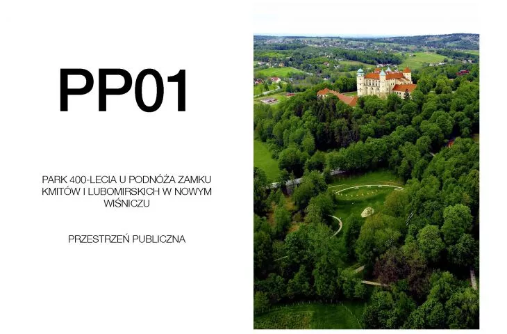 PP01-Park 400-lecia u podnóża Zamku Kmitów I Lubomirskich w Nowym Wiśniczu